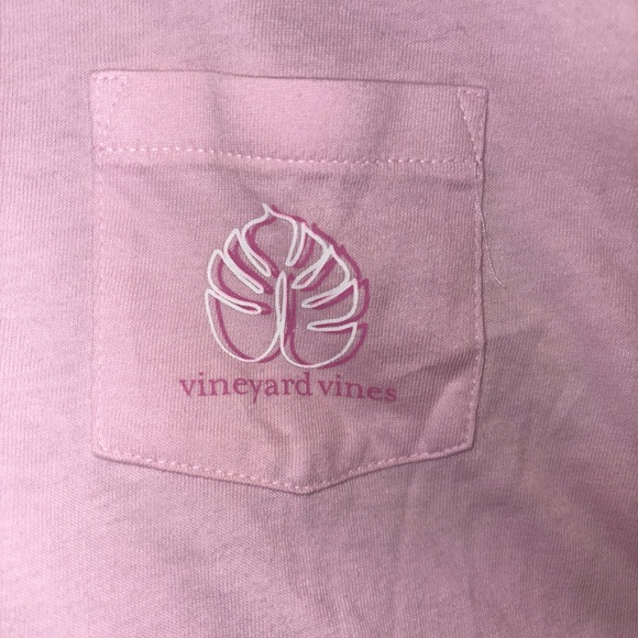Vineyard Vines Light Pink Logo Tee - Picture 1 of 4